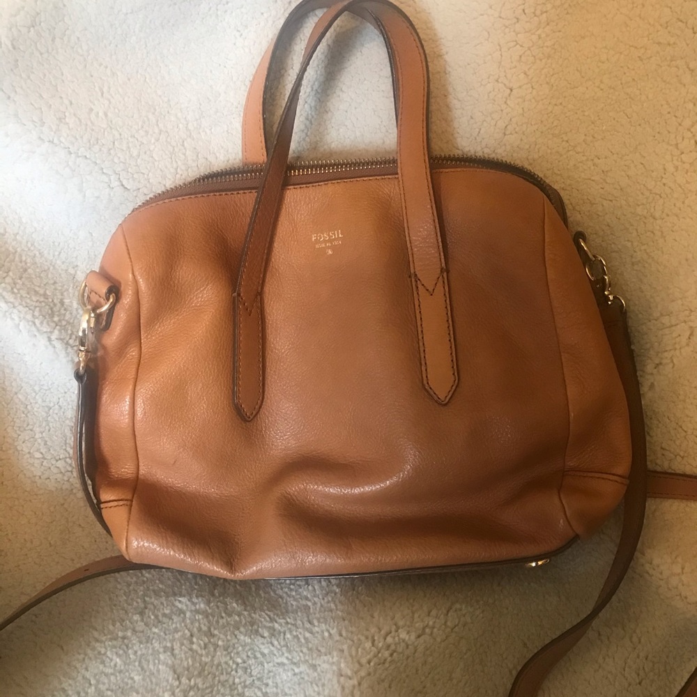 Fossil Sydney Satchel- Camel
